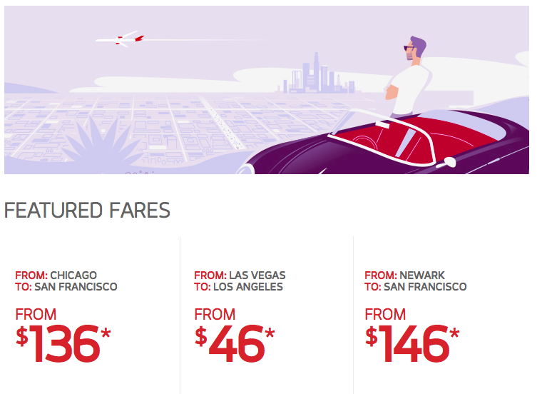 Tonight Only.  Fare Sale.  Virgin America Started, Others Matching