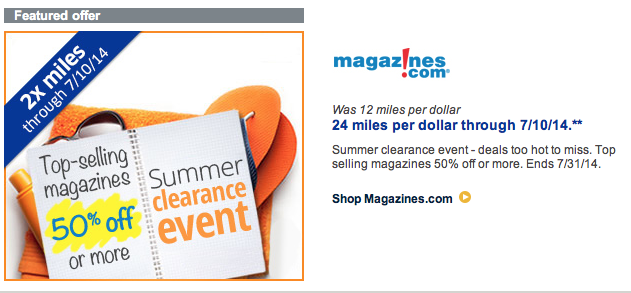 MileagePlus Offering 24 (Could Be 30) Miles Per Dollar On Magazine Subscriptions