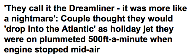 Dreamliner Engine Failure