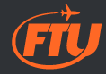 an orange logo with an airplane flying in the air