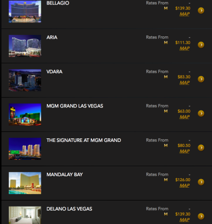 Vegas Hotel Rooms