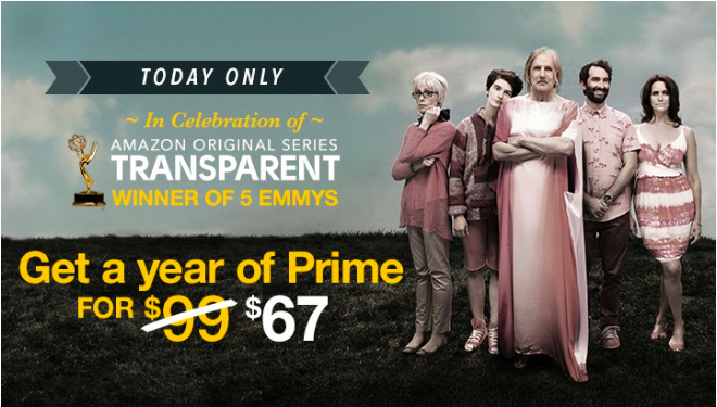 Amazon Prime One-Day Sale, Discounted To $67