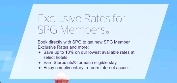 Starwood Preferred Guest Offering Discounts To Members Of Their Loyalty Program