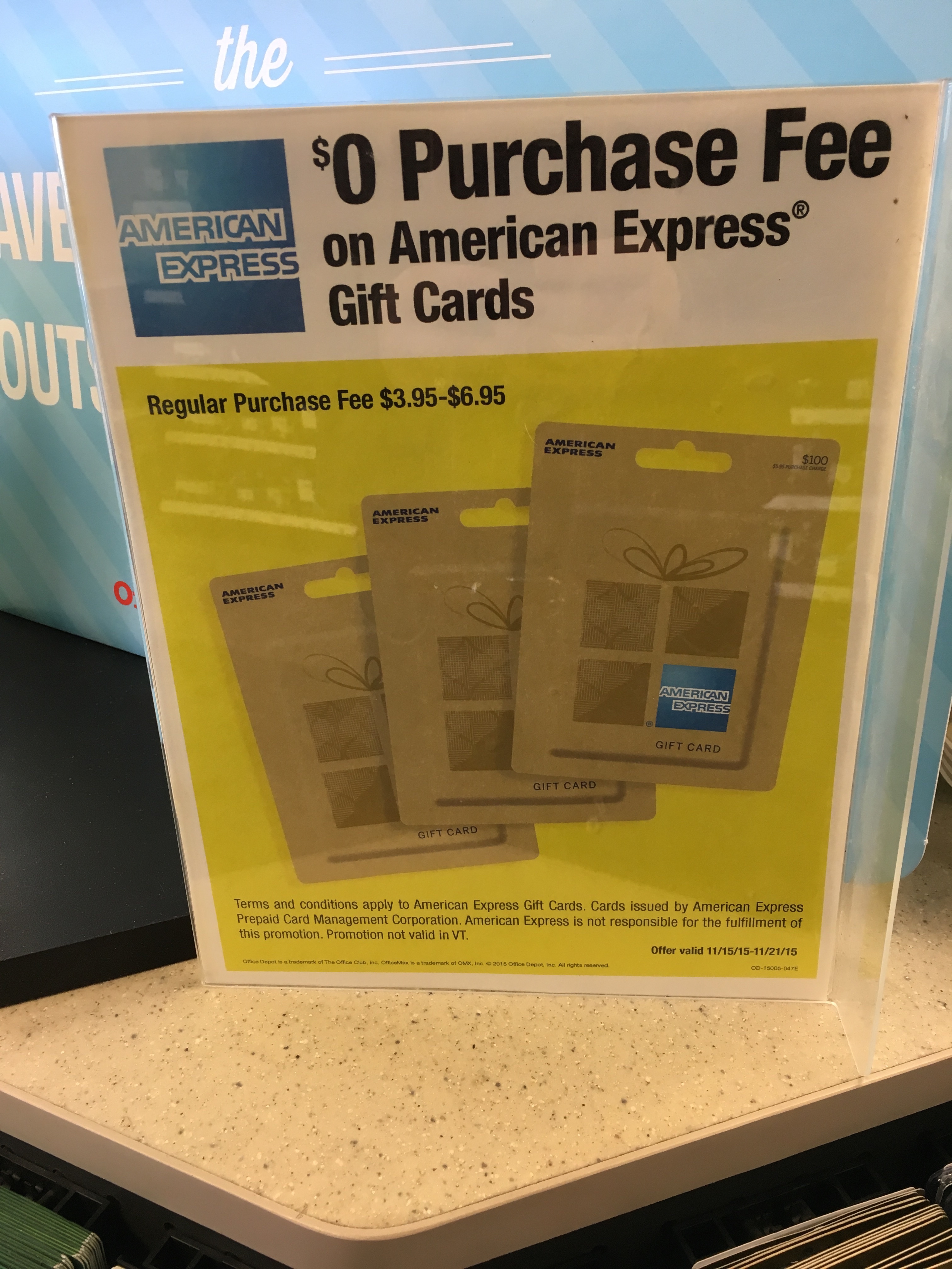Fee-Free AMEX And Discounted iTunes Cards At Office Depot This Week