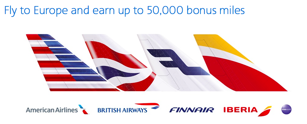 Earn Up To 50,000 Bonus Miles On Travel To Europe With American, British Airways, Finnair and Iberia