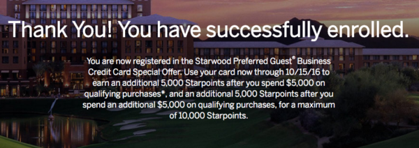 10000 Bonus Starpoints