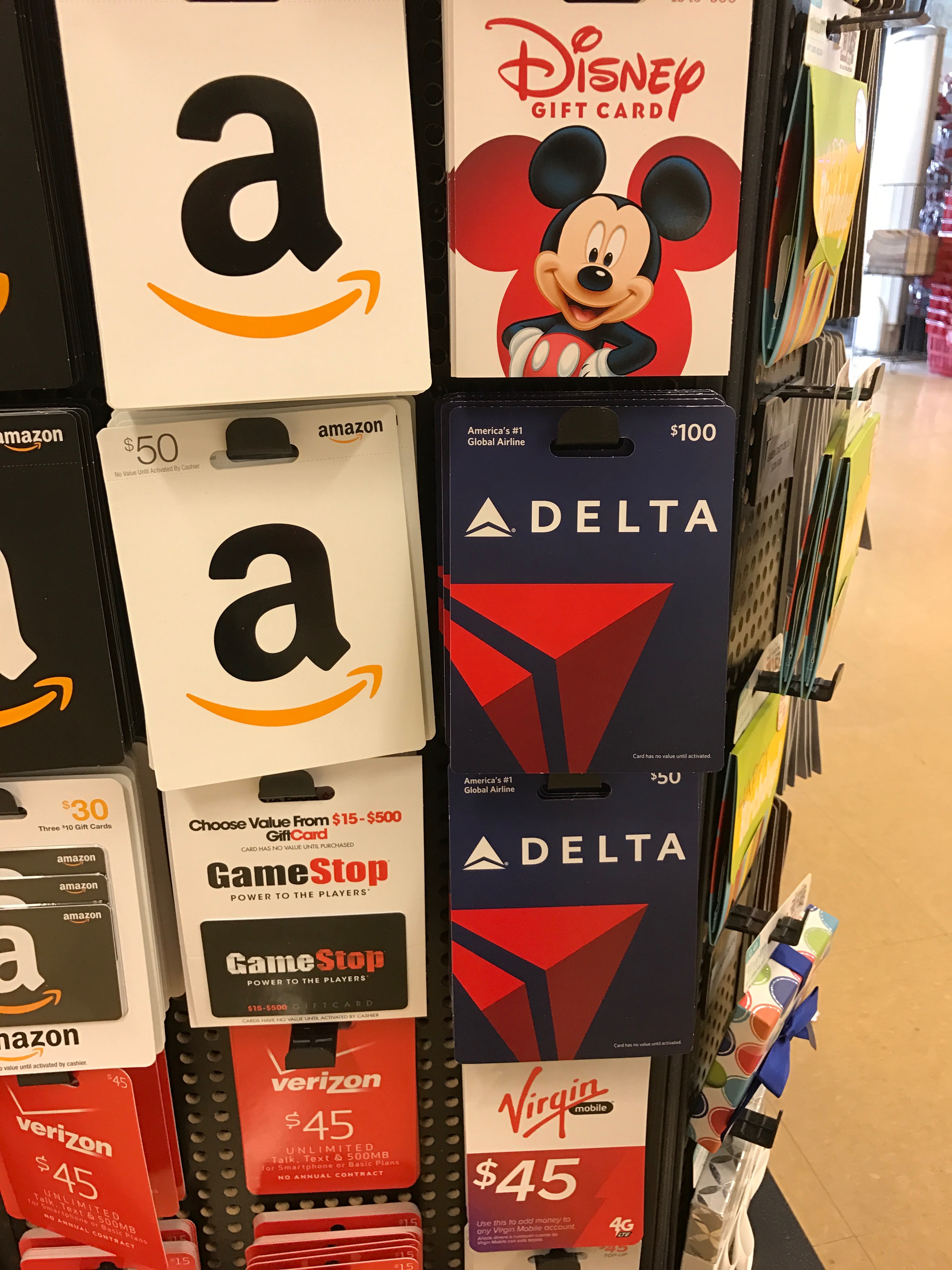 Delta Gift Cards Popped Up At My Office Depot - Pizza In Motion