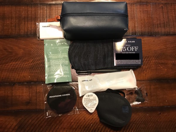 American Airlines New Cole Haan Amenity Kits