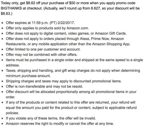 Amazon Discount