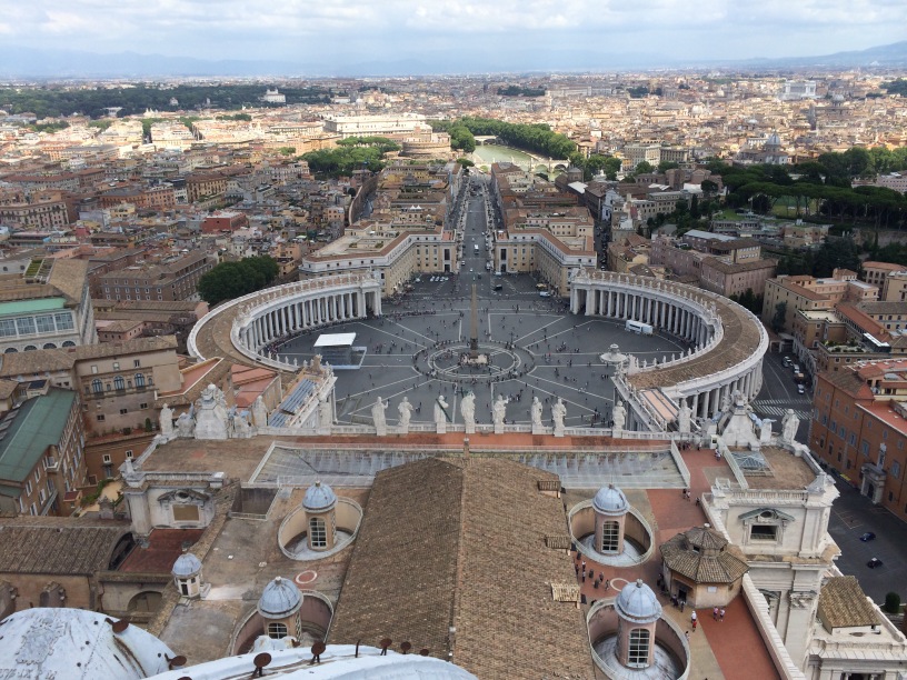 St. Peter's Square with a circular plaza