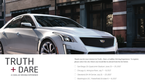 Cadillac Driving Experience