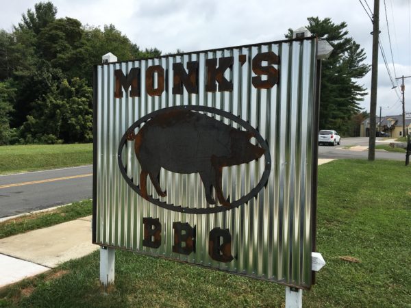 Monk's BBQ Purcellville Virginia