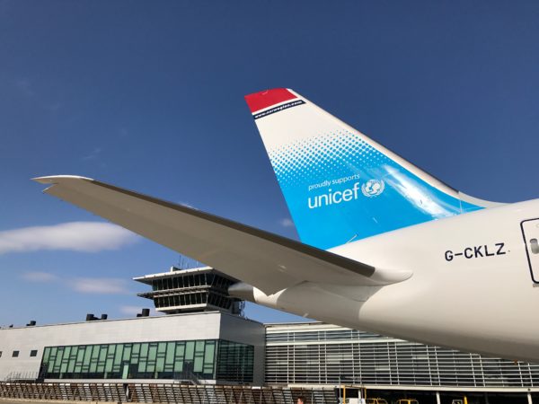 UNICEF Norwegian Air Delivery Flight