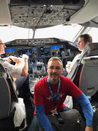 RIding In The Cockpit Of A Boeing 787 Dreamliner