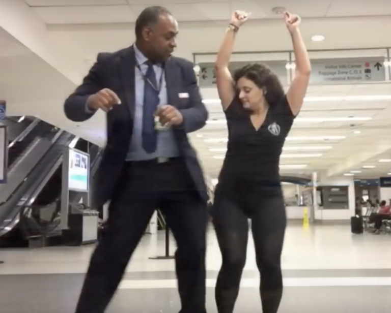 Woman Misses Her Flight, Creates Hilarious Video Dancing With Airline Employees!