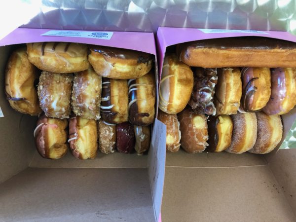 a box of donuts