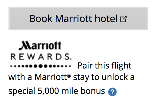 New United Airlines Bonus For Marriott Booking?