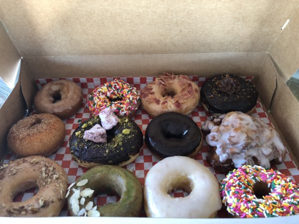 a box of donuts