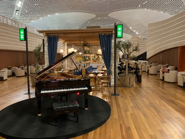 a piano in a room
