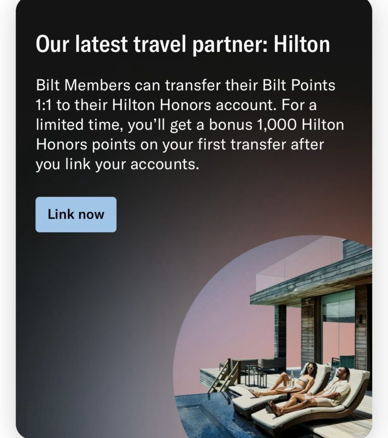 Bilt Rewards Adds Hilton Honors As A Transfer Partner